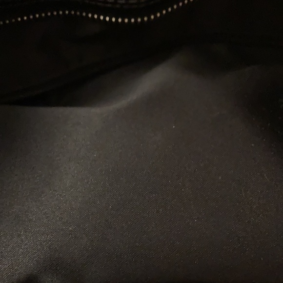 Black patent leather purse “C’s” all over. Well loved. No tag on little chain. - Picture 10 of 10